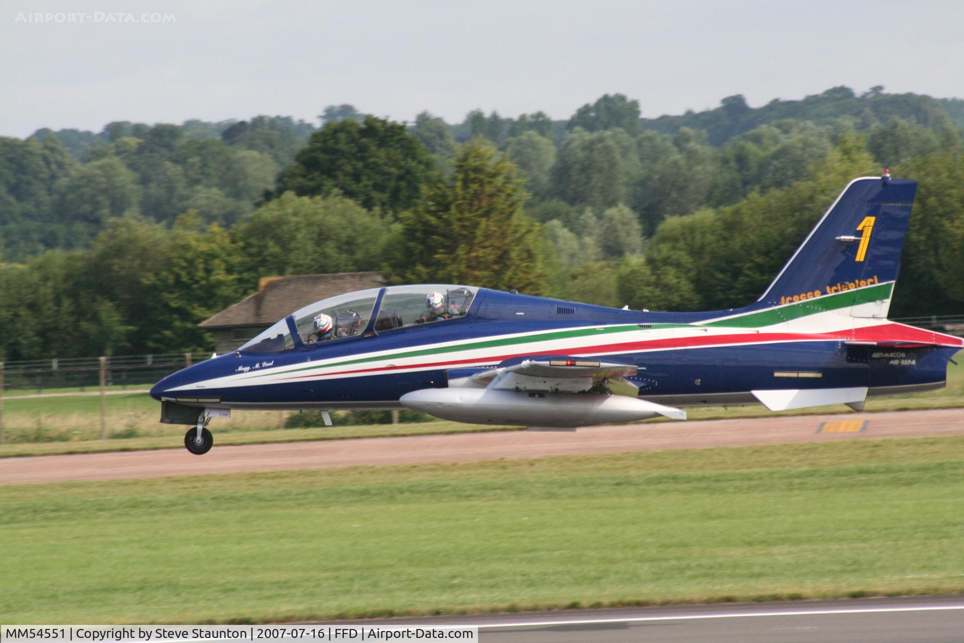 MM54551, Aermacchi MB-339PAN C/N 6772/167/AD018, Royal International Air Tattoo 2007