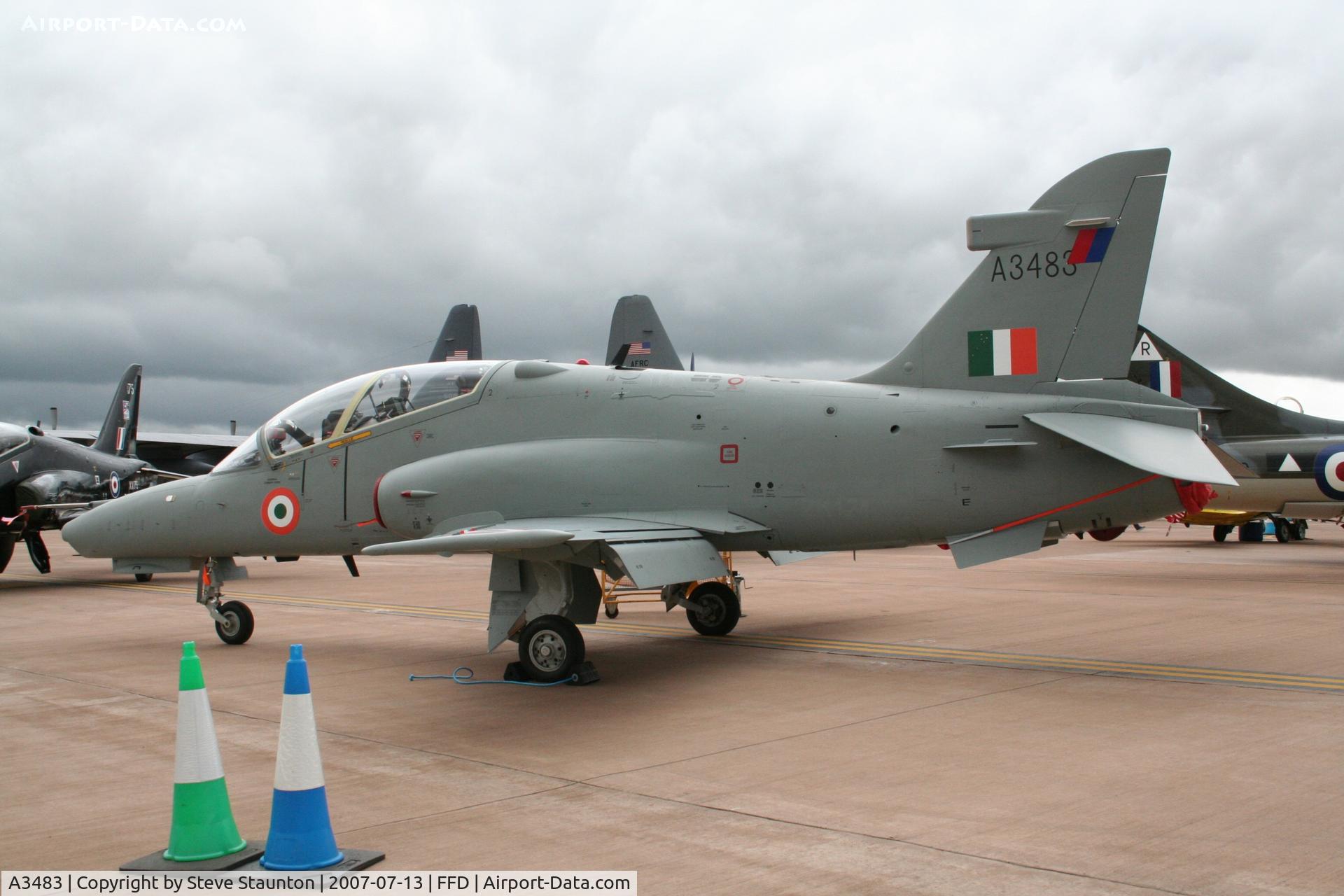 A3483, 2007 British Aerospace Hawk 132 C/N HT004/0904, Royal International Air Tattoo 2007