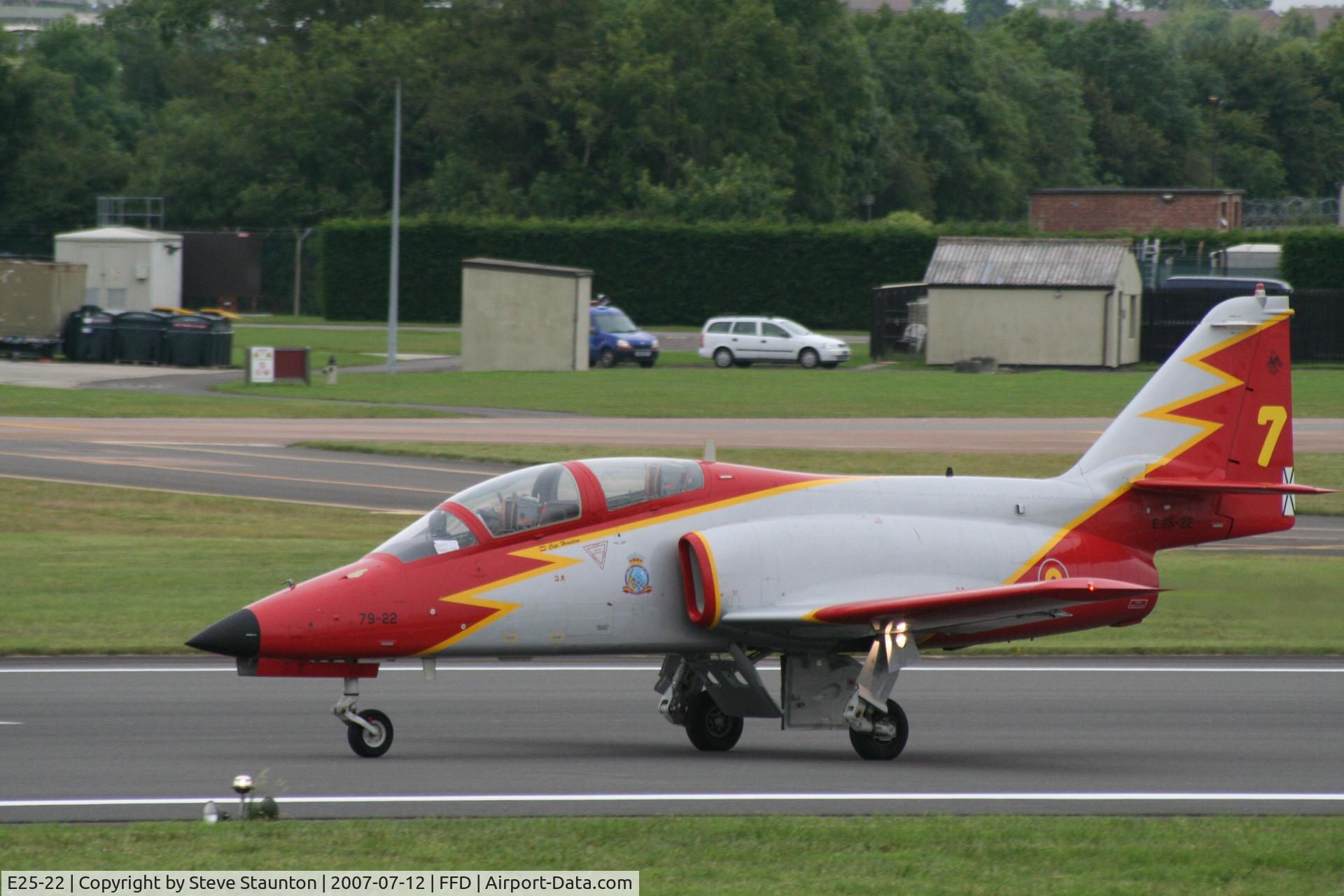 E25-22, CASA C-101EB Aviojet C/N EB01-22-022, Royal International Air Tattoo 2007