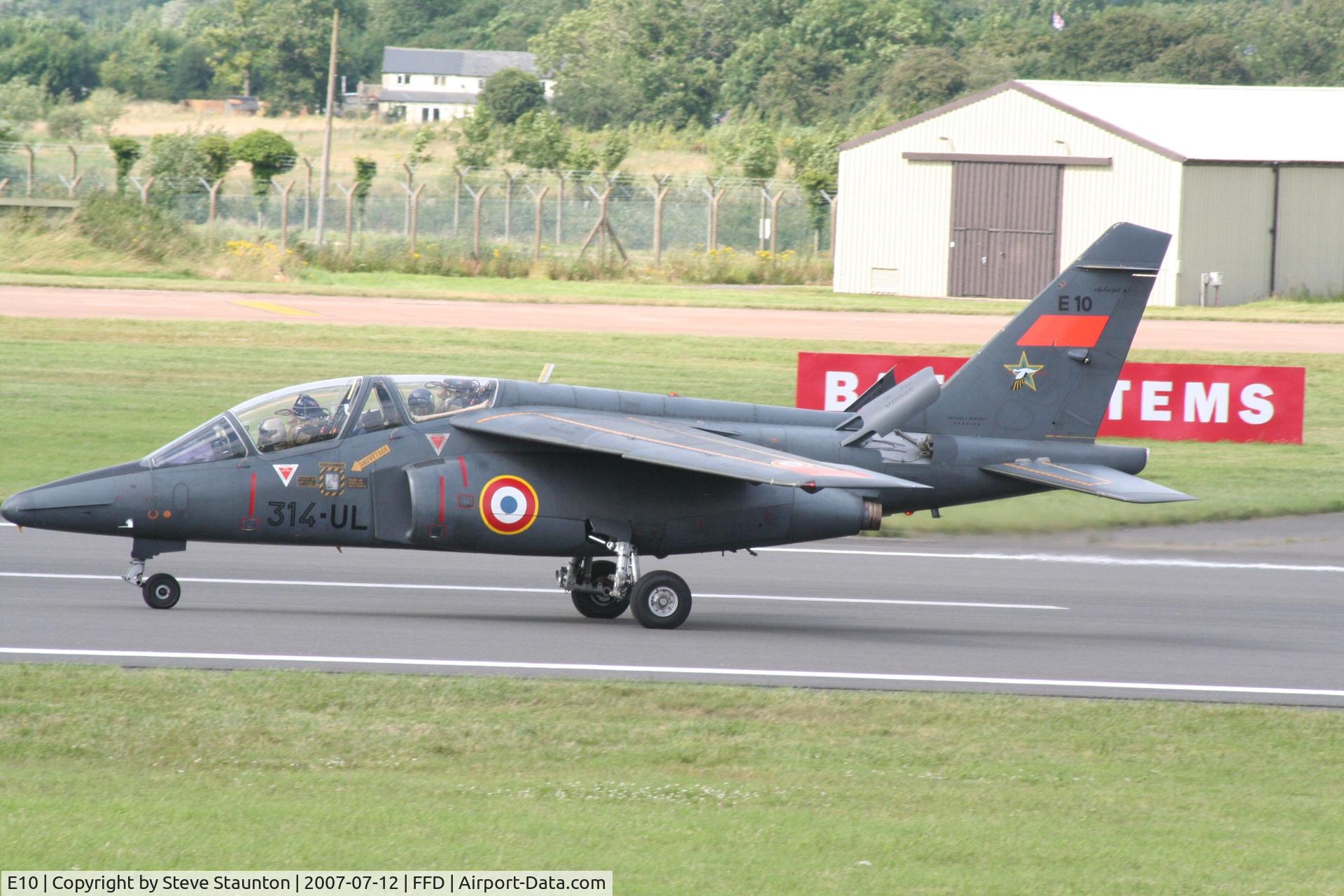 E10, Dassault-Dornier Alpha Jet E C/N E10, Royal International Air Tattoo 2007
