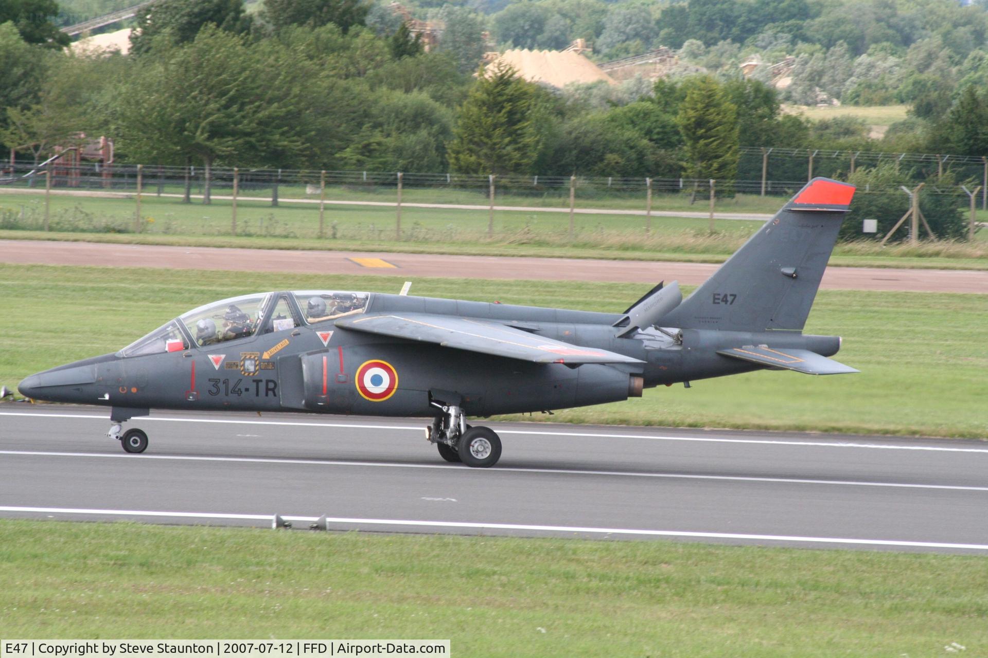 E47, Dassault-Dornier Alpha Jet E C/N E47, Royal International Air Tattoo 2007