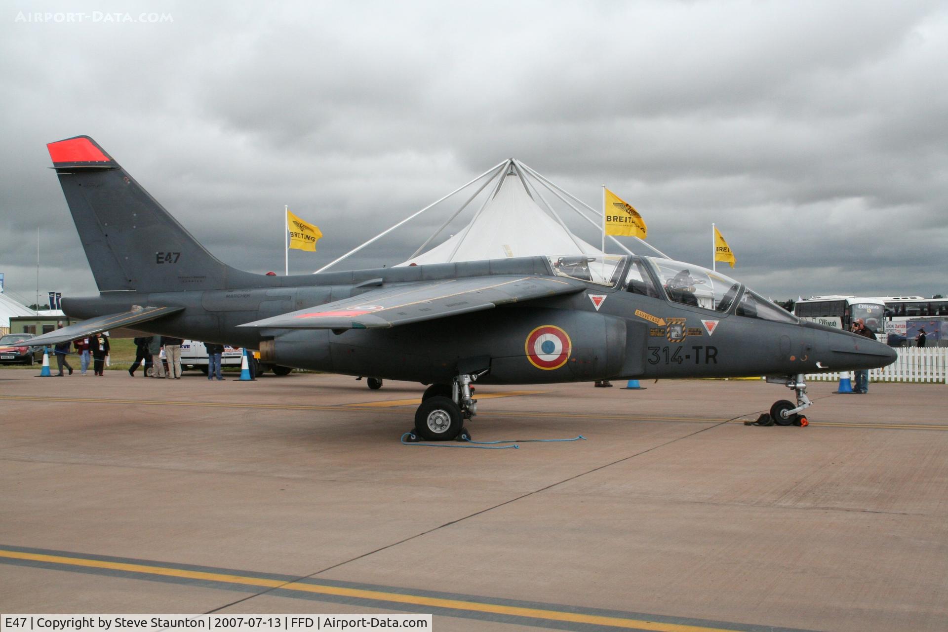 E47, Dassault-Dornier Alpha Jet E C/N E47, Royal International Air Tattoo 2007