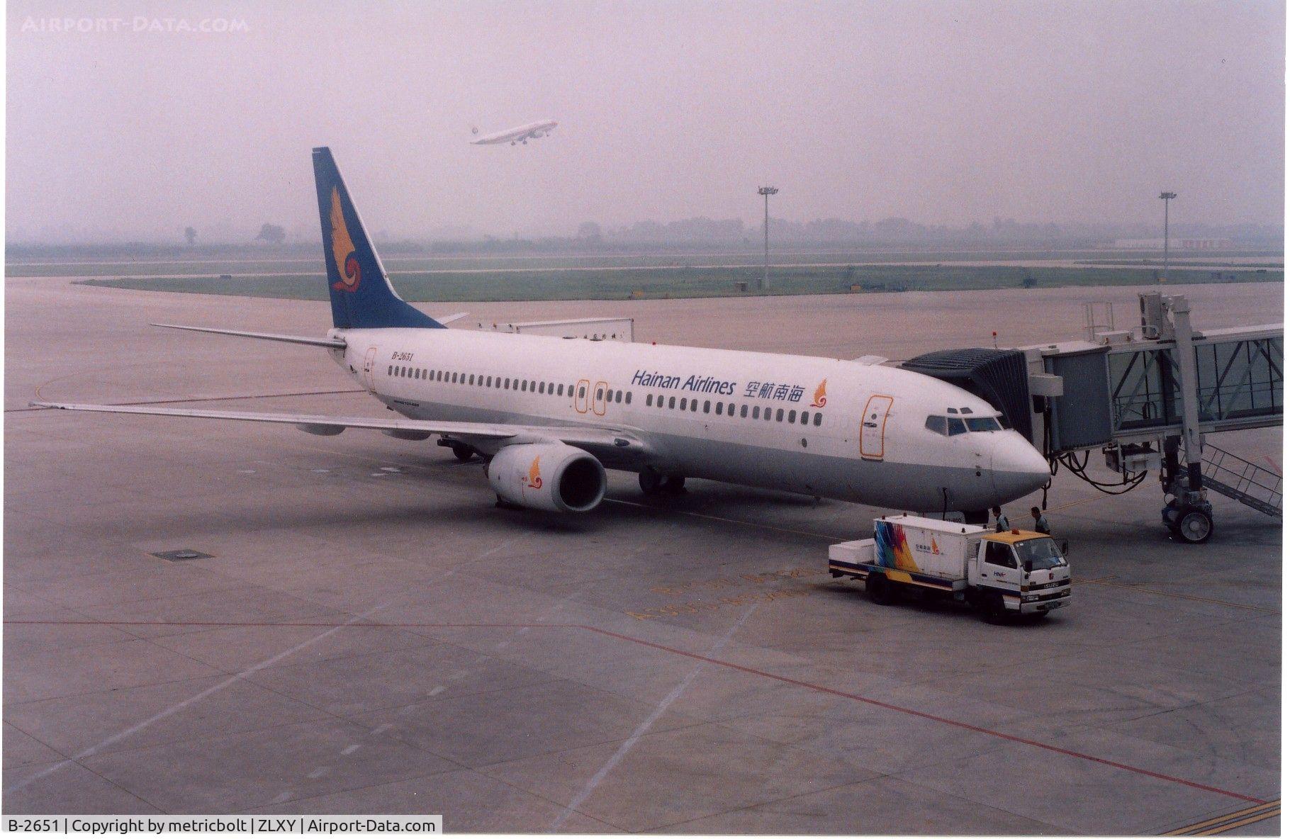 B-2651, 2000 Boeing 737-84P C/N 30474, taken at Xian,China in Aug.2005