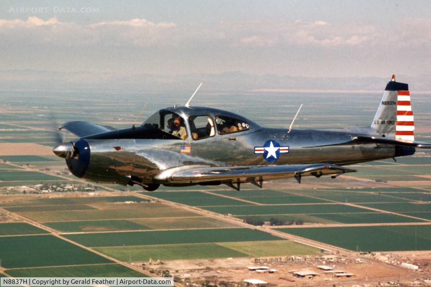 N8837H, 1947 North American Navion C/N NAV-4-837, Forming up