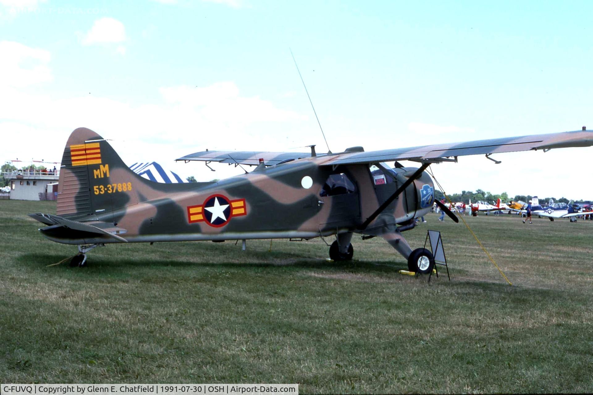 C-FUVQ, 1954 De Havilland Canada U-6A Beaver C/N 696, At the EAA Fly In.  U-6A 53-7888
