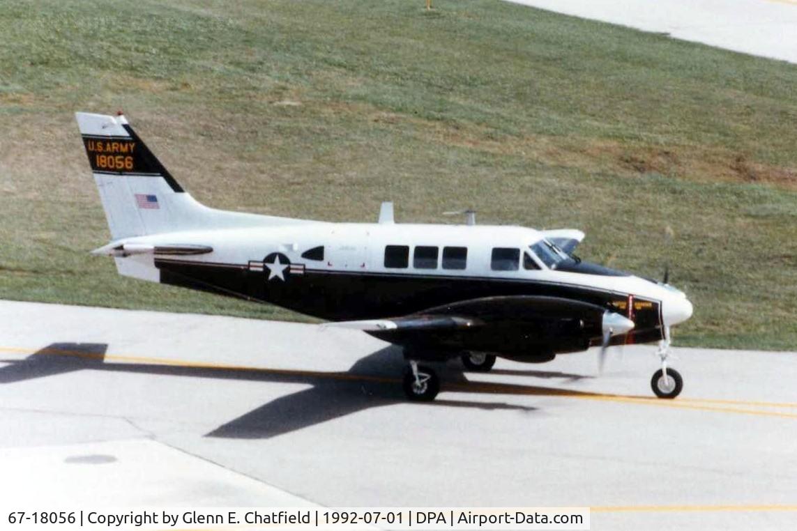 67-18056, 1967 Beech U-21A Ute C/N LM-57, U-21A 67-18056 when still active Army