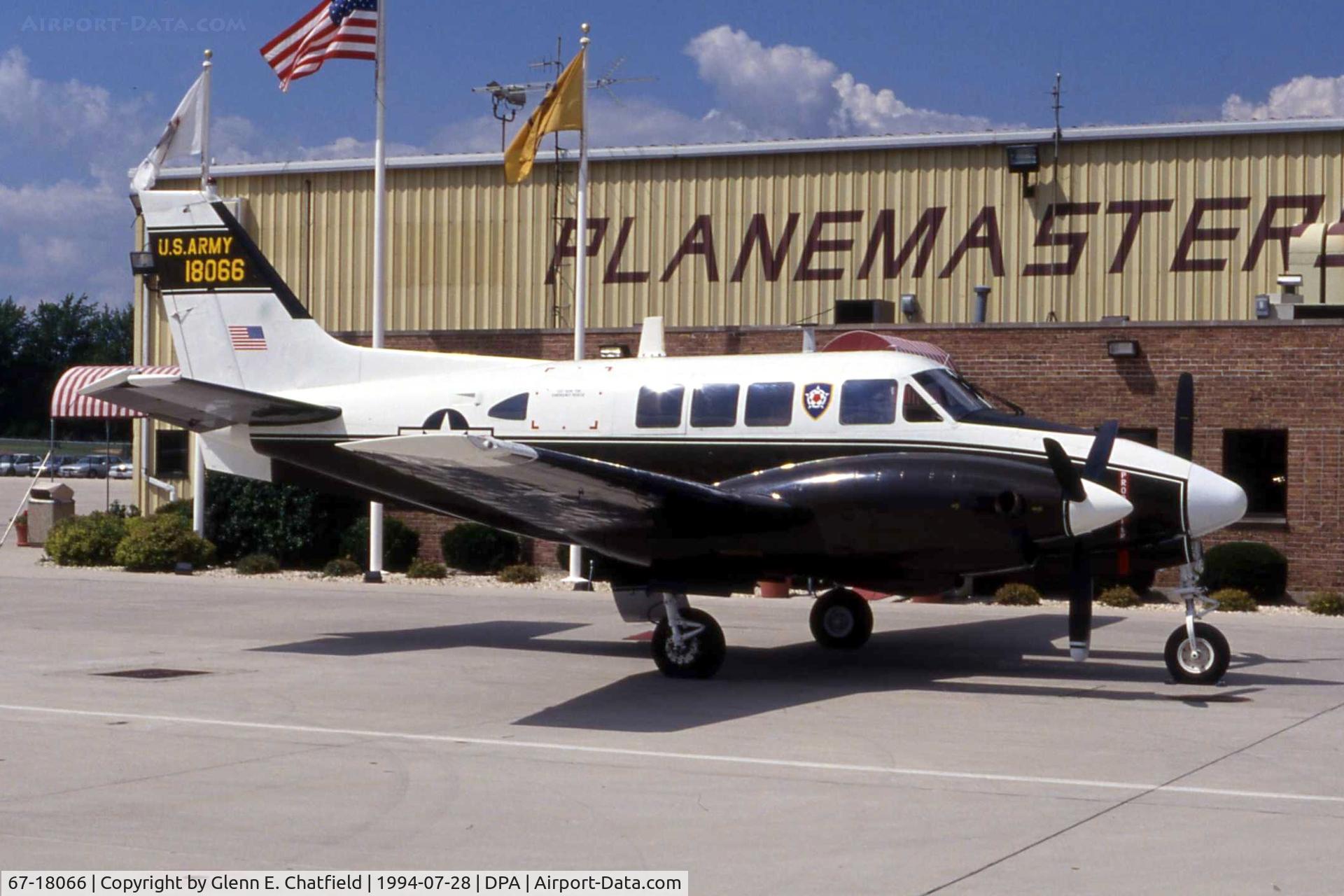 67-18066, Beech U-21A Ute C/N LM-67, U-21A 67-18066 when still active Army