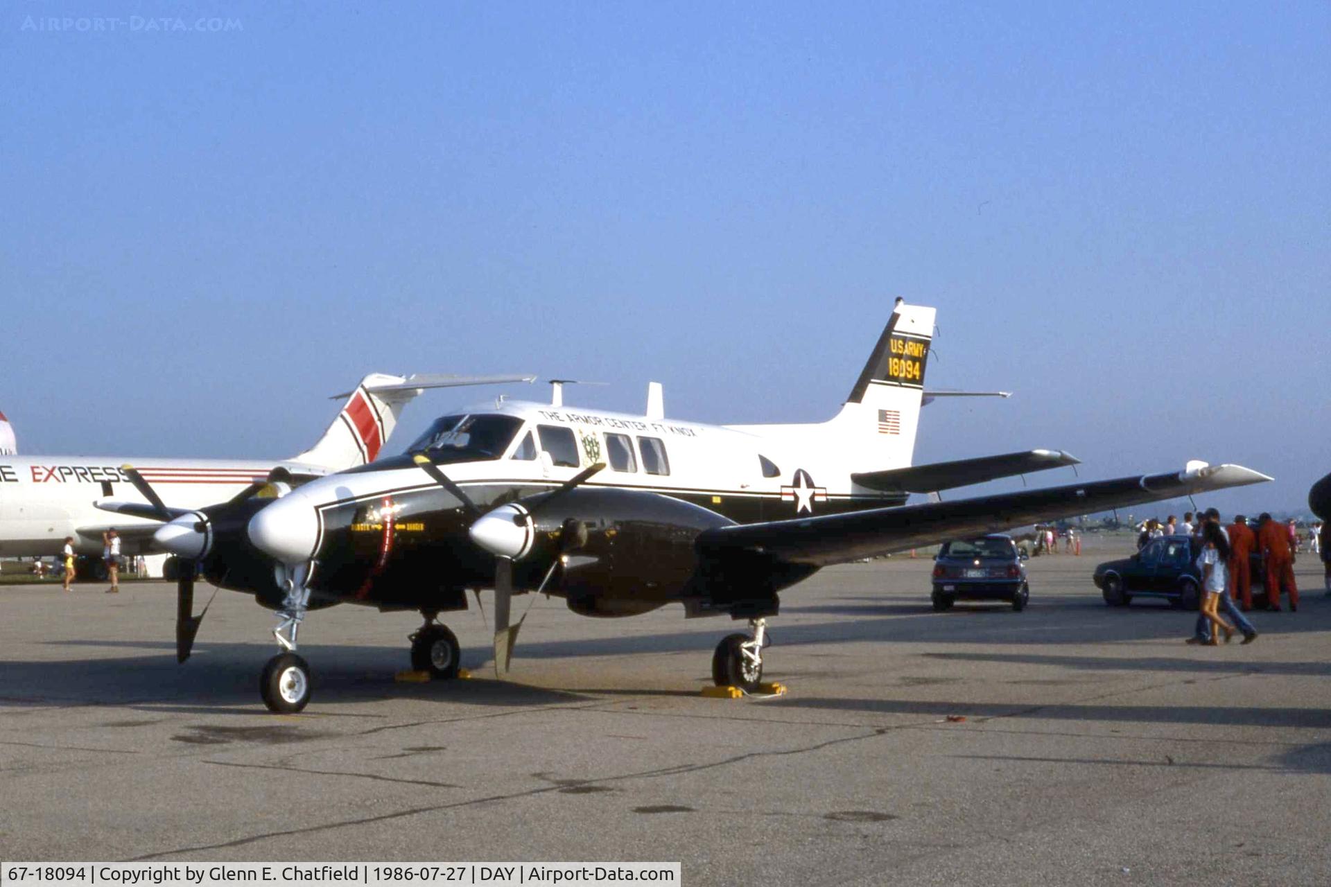 67-18094, Beech 65-A90-1 C/N LM-90, U-21A 67-18094 when still active Army