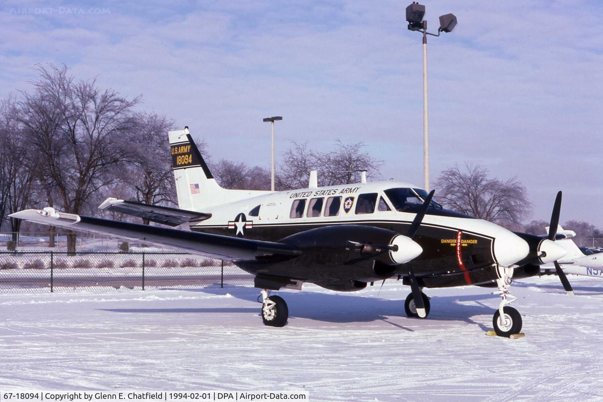 67-18094, Beech 65-A90-1 C/N LM-90, U-21A 67-18094 when still active Army