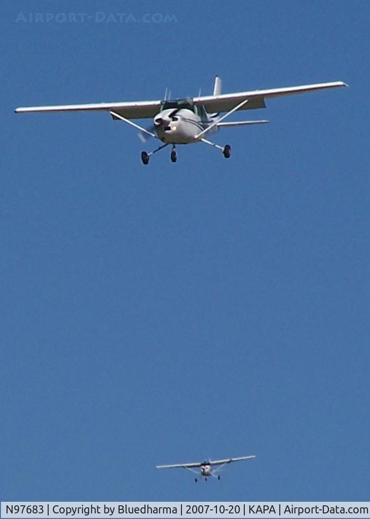 N97683, 1979 Cessna 182Q Skylane C/N 18267167, Approach to 17L