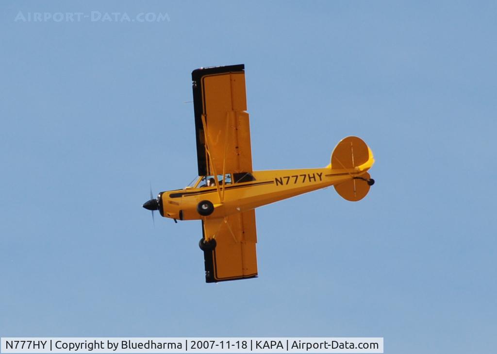 N777HY, 2007 Aviat A-1B Husky C/N 2387, Huskie touch and go 17R