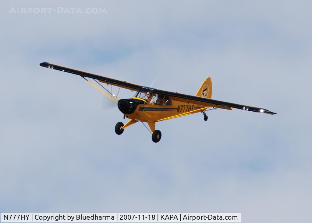 N777HY, 2007 Aviat A-1B Husky C/N 2387, Huskie turning approach to 17L