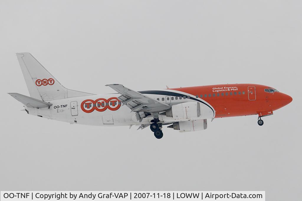 OO-TNF, 1988 Boeing 737-3Q8(QC) C/N 24131, TNT 737-300