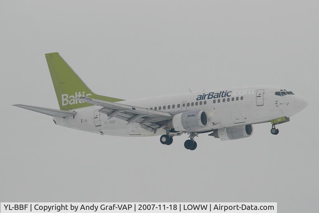 YL-BBF, 1990 Boeing 737-548 C/N 24878, Air Baltic 737-500
