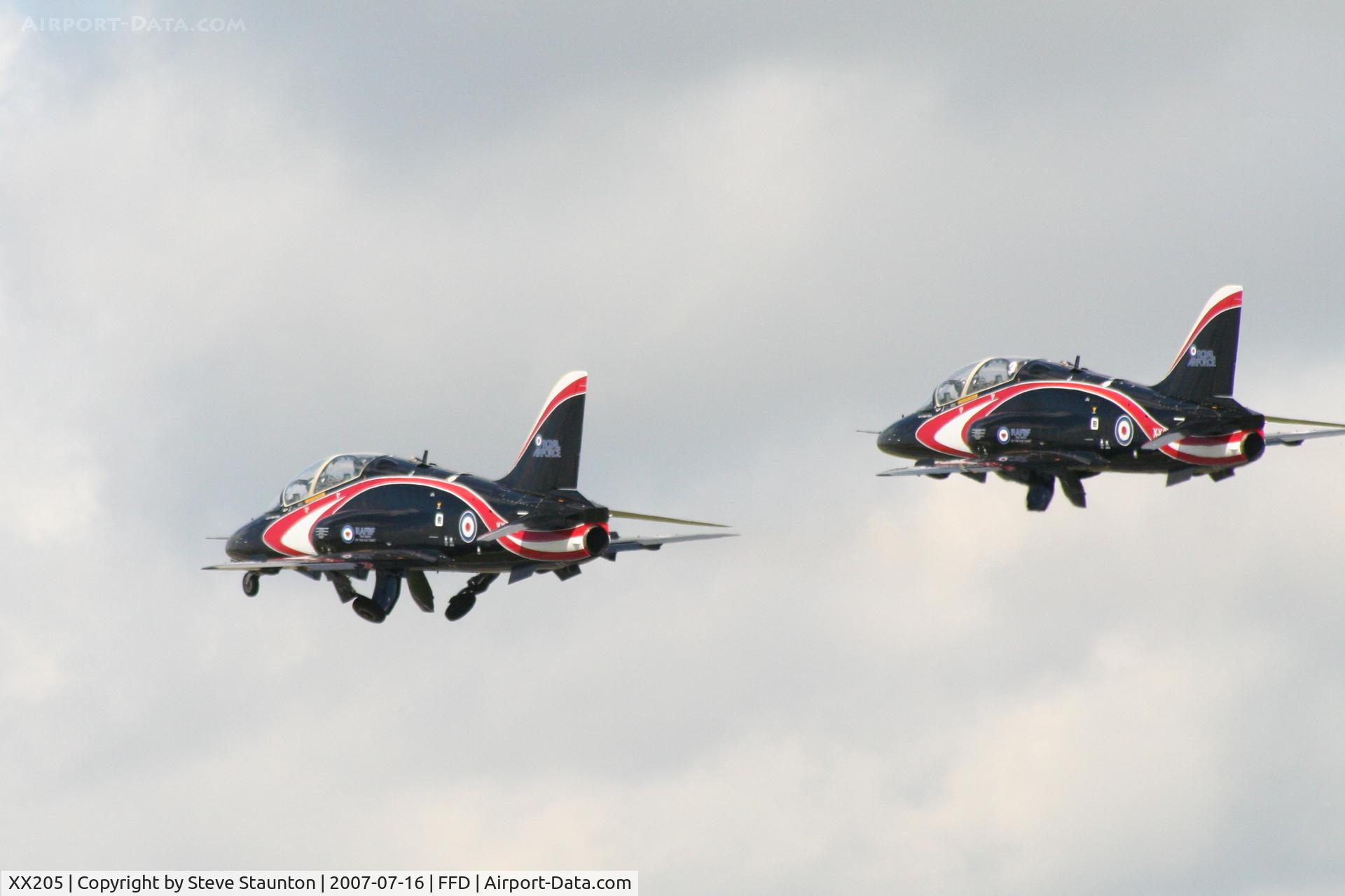 XX205, 1978 Hawker Siddeley Hawk T.1A C/N 052/312052, Royal International Air Tattoo 2007 (With XX307)