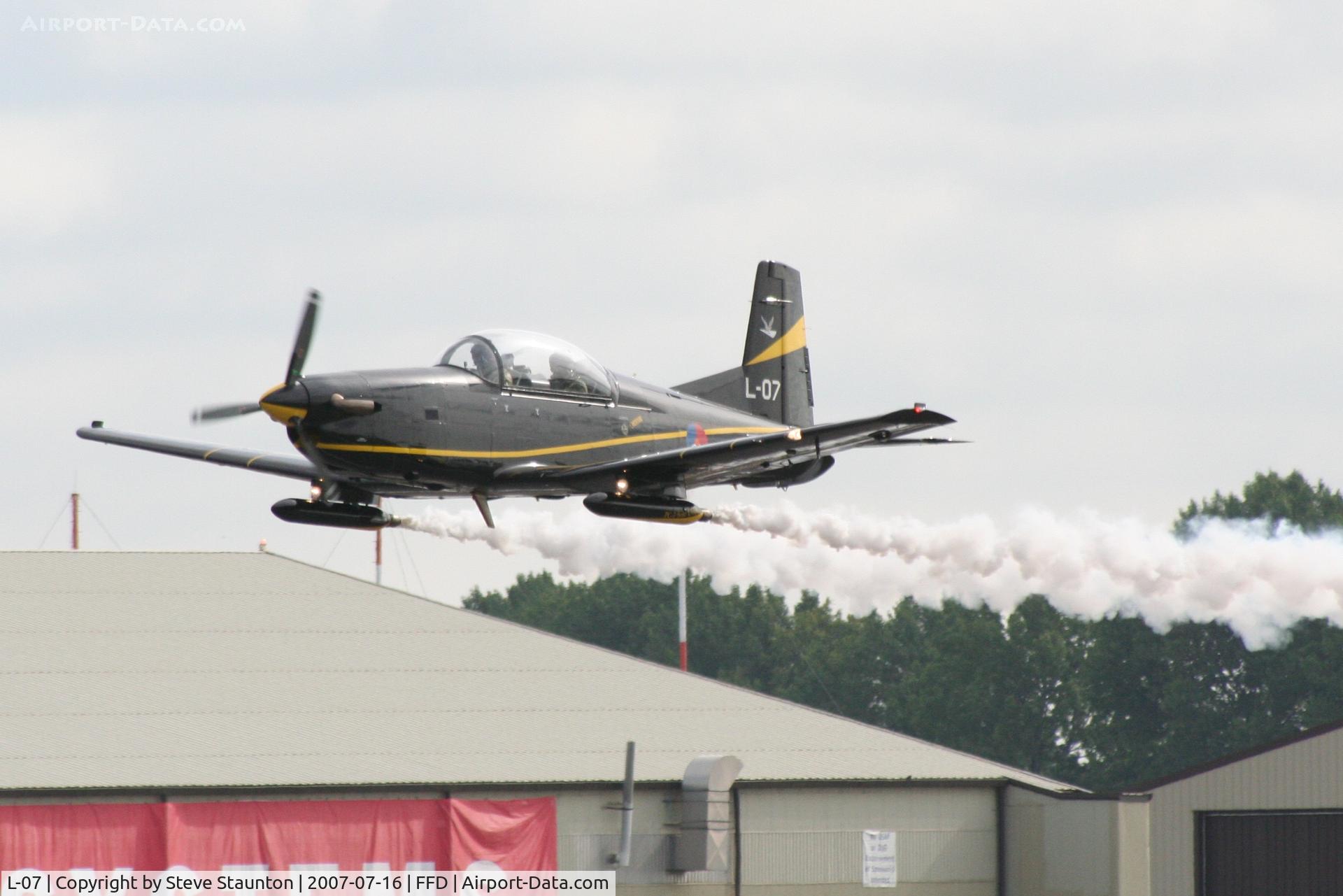 L-07, Pilatus PC-7 Turbo Trainer C/N 544, Royal International Air Tattoo 2007