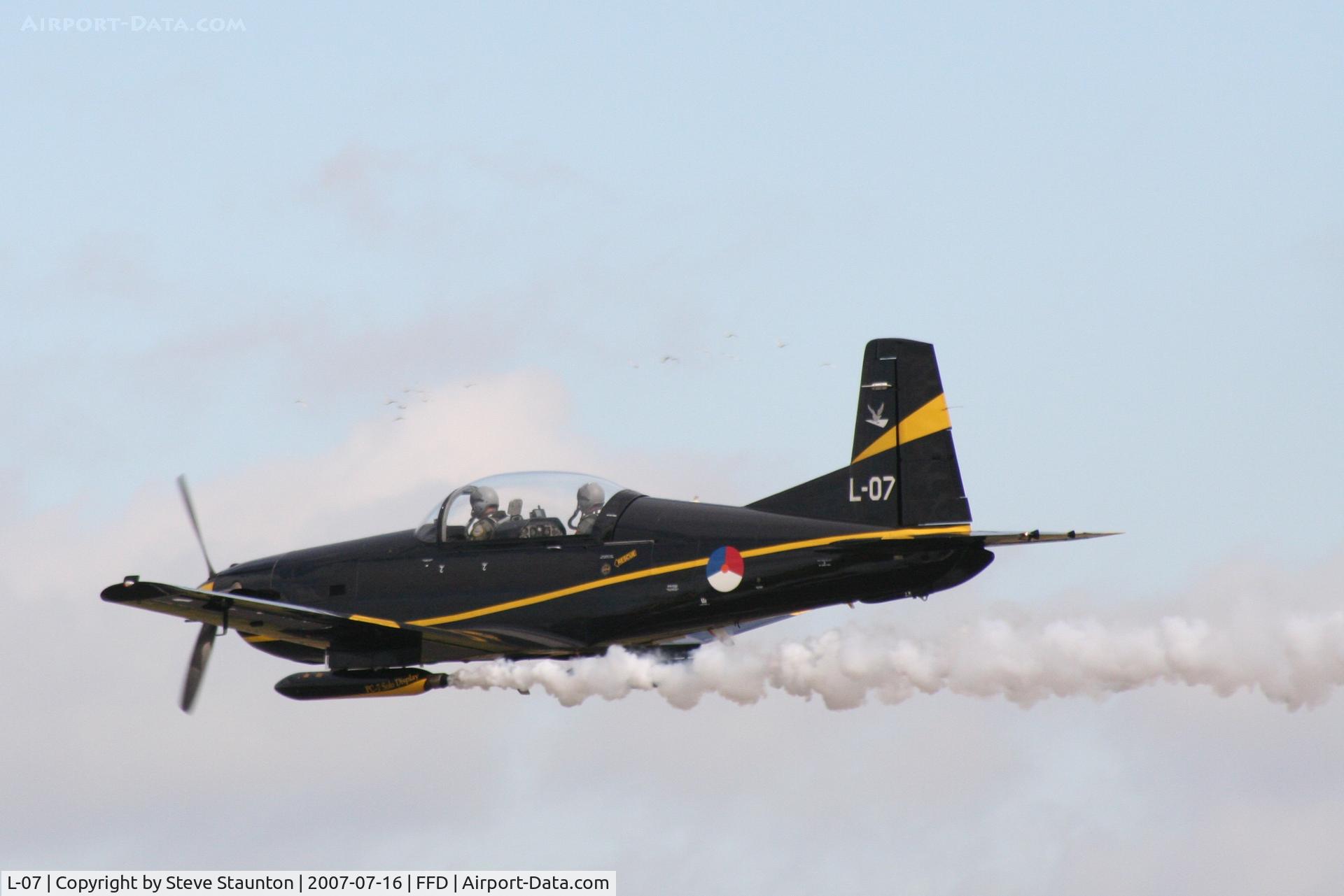 L-07, Pilatus PC-7 Turbo Trainer C/N 544, Royal International Air Tattoo 2007