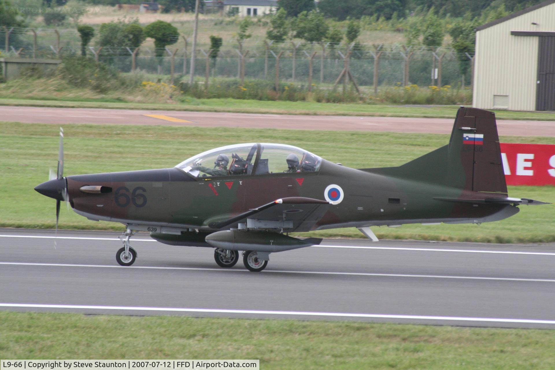 L9-66, Pilatus PC-9M Hudournik C/N 639, Royal International Air Tattoo 2007