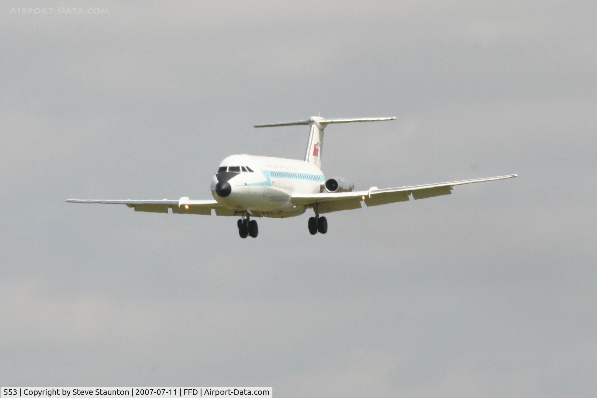 553, 1975 BAC 111-485GD One-Eleven C/N BAC.251, Royal International Air Tattoo 2007