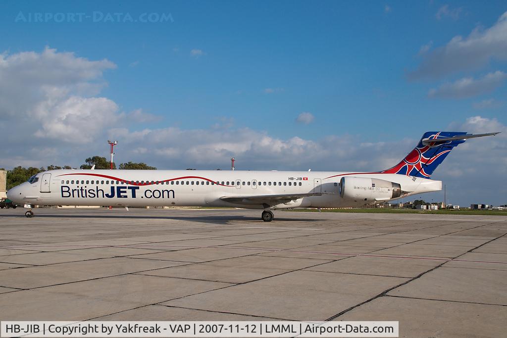 HB-JIB, 1996 McDonnell Douglas MD-90-30 C/N 53553, British Jet MD90