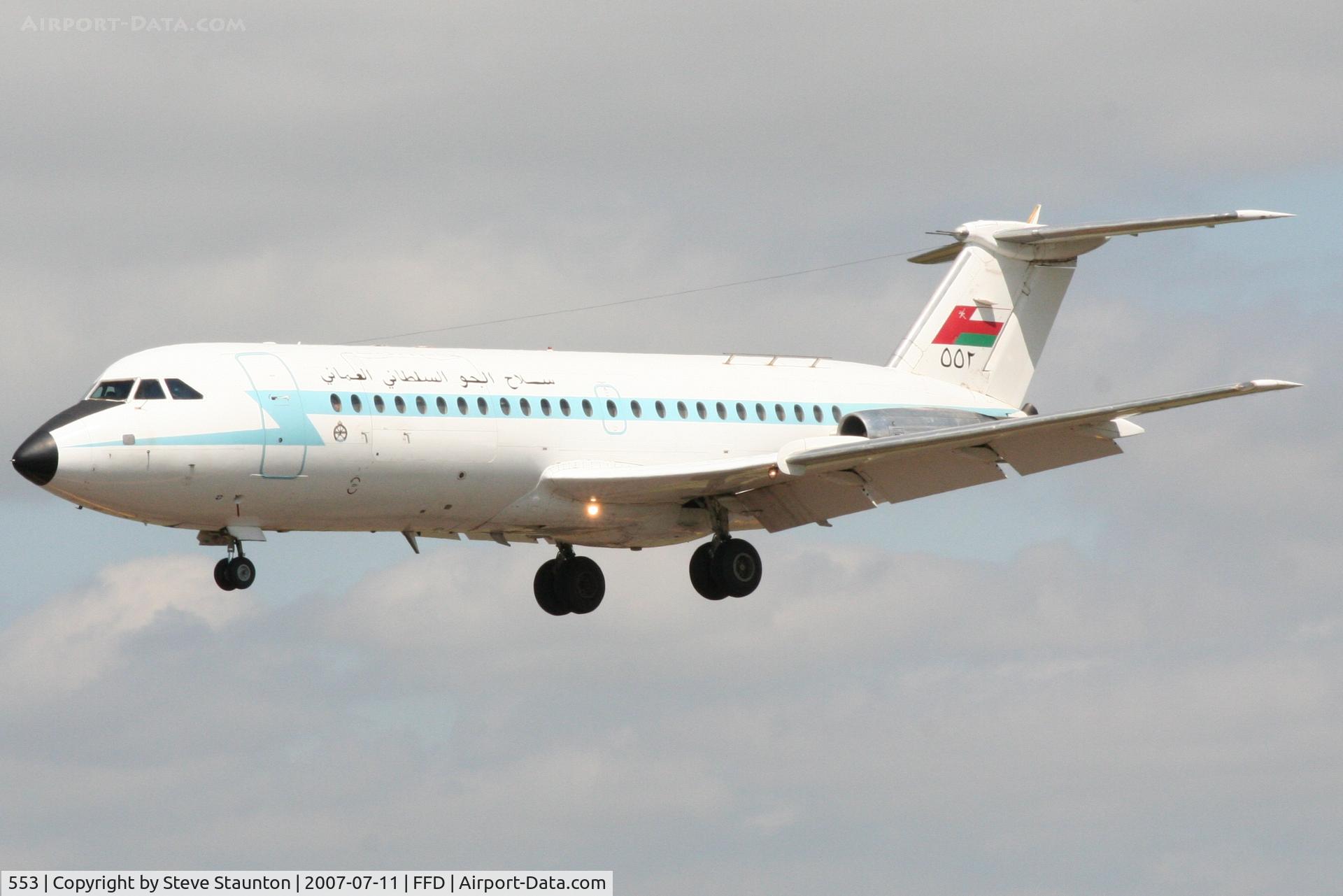 553, 1975 BAC 111-485GD One-Eleven C/N BAC.251, Royal International Air Tattoo 2007