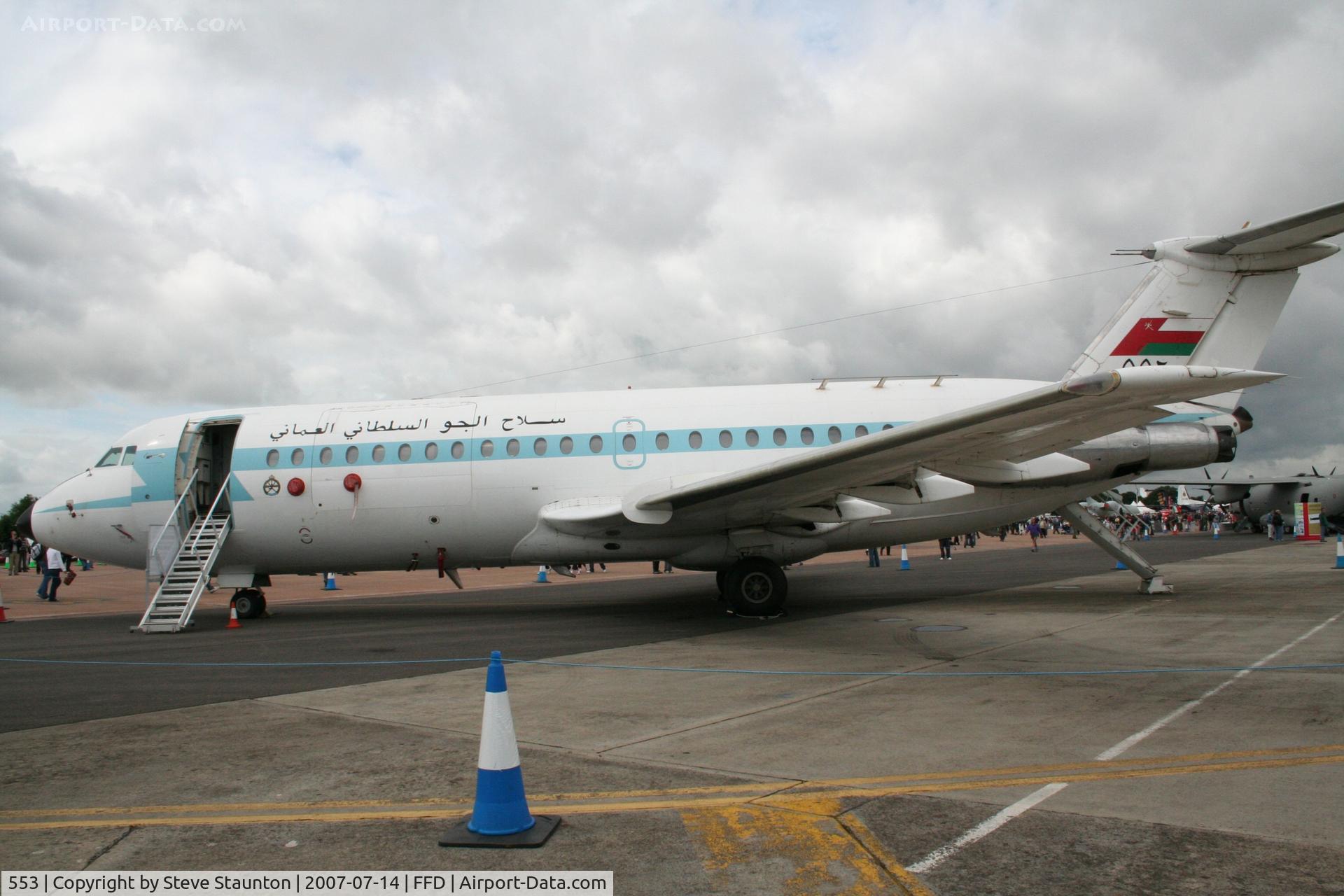 553, 1975 BAC 111-485GD One-Eleven C/N BAC.251, Royal International Air Tattoo 2007