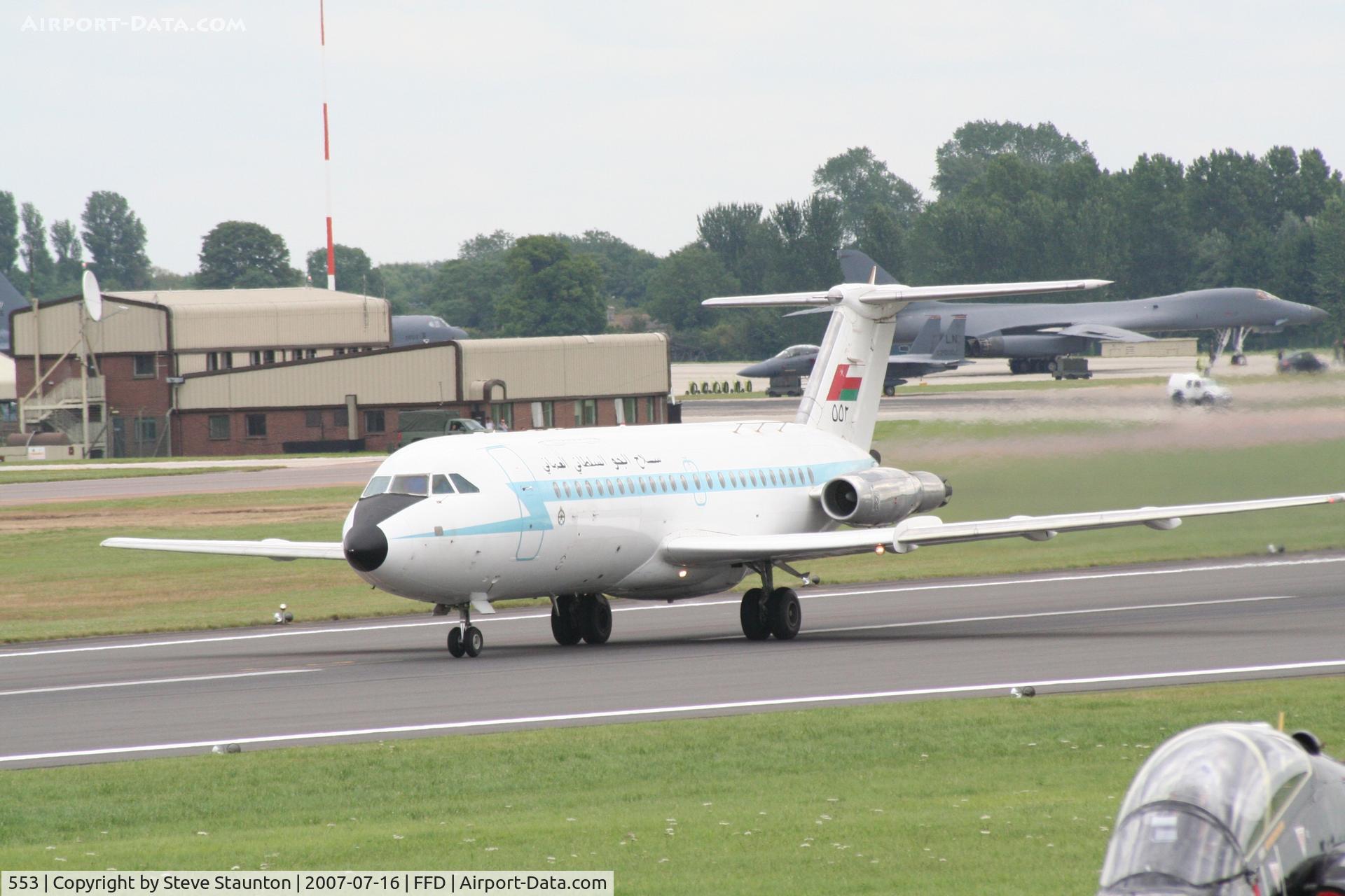 553, 1975 BAC 111-485GD One-Eleven C/N BAC.251, Royal International Air Tattoo 2007