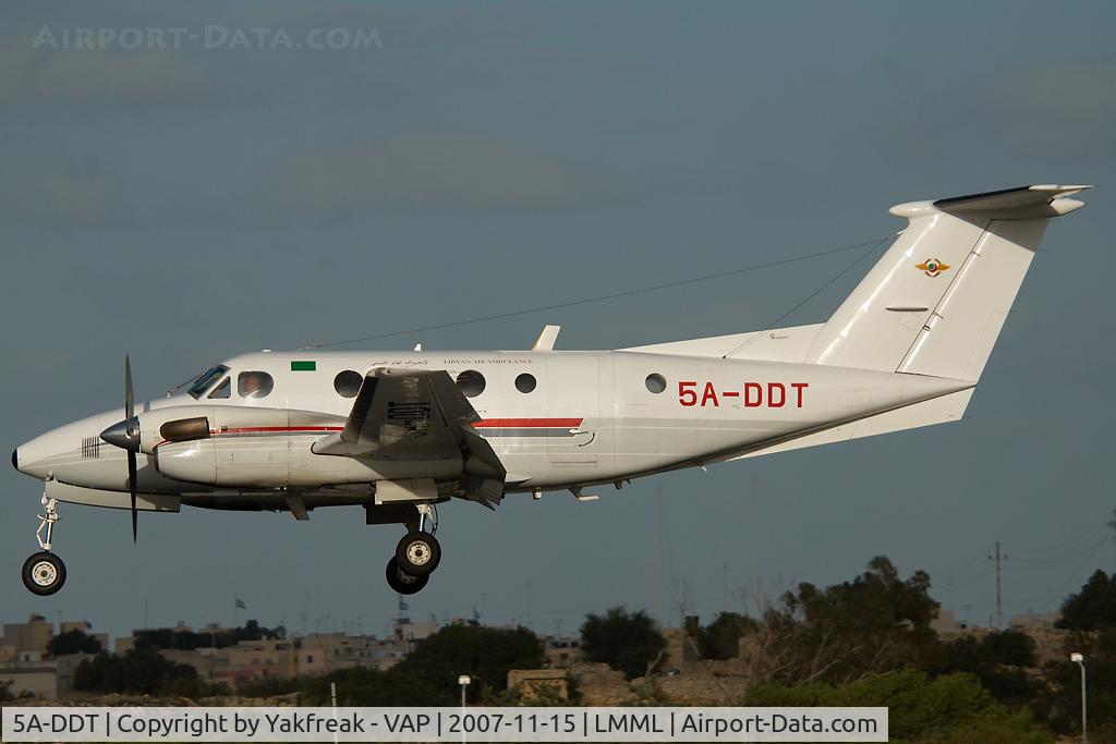 5A-DDT, 1979 Beech 200C Super King Air C/N BL-1, Libyan Air Ambulance Beech 200 King Air