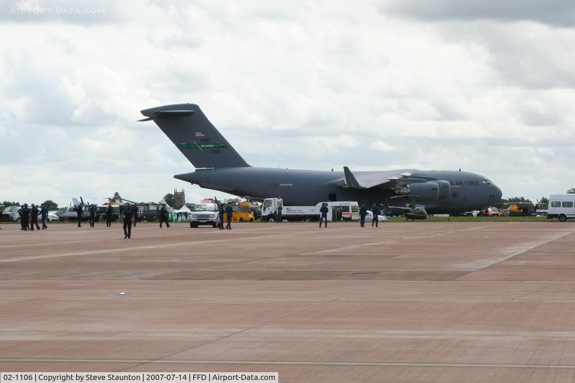 02-1106, 2002 Boeing C-17A Globemaster III C/N P-106, Royal International Air Tattoo 2007