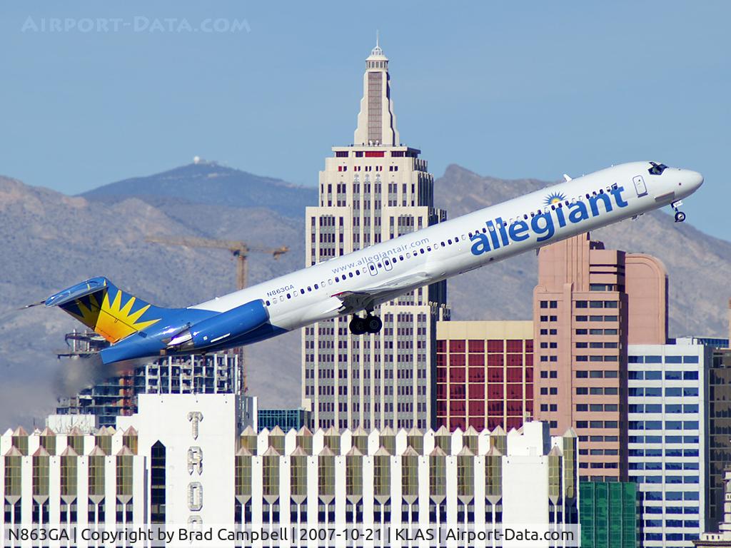 N863GA, 1989 McDonnell Douglas MD-83 (DC-9-83) C/N 49911, Allegiant Air / McDonnell Douglas DC-9-83(MD-83)