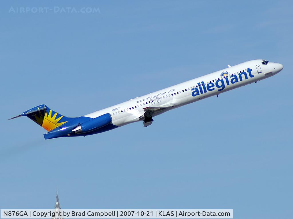 N876GA, 1995 McDonnell Douglas MD-83 (DC-9-83) C/N 53469, Allegiant Air / 1995 Mcdonnell Douglas DC-9-83(MD-83)