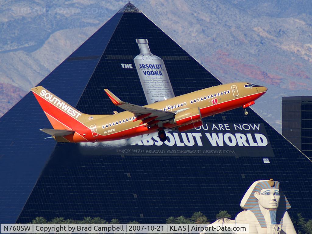 N760SW, 2000 Boeing 737-7H4 C/N 27874, Southwest Airlines / 2000 Boeing 737-7H4