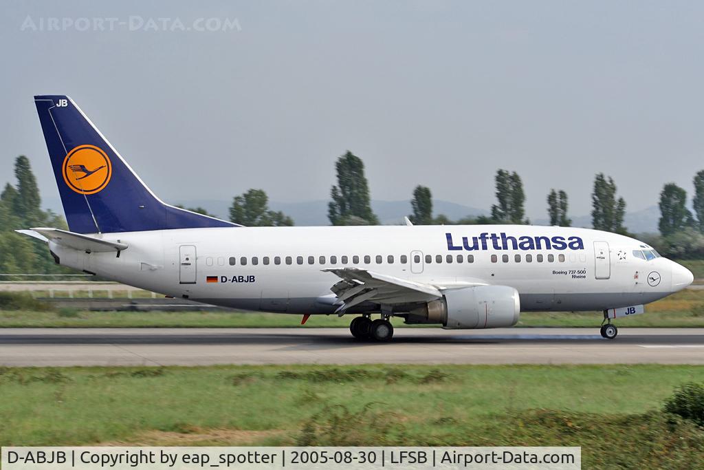 D-ABJB, 1991 Boeing 737-530 C/N 25271, arriving from FRA