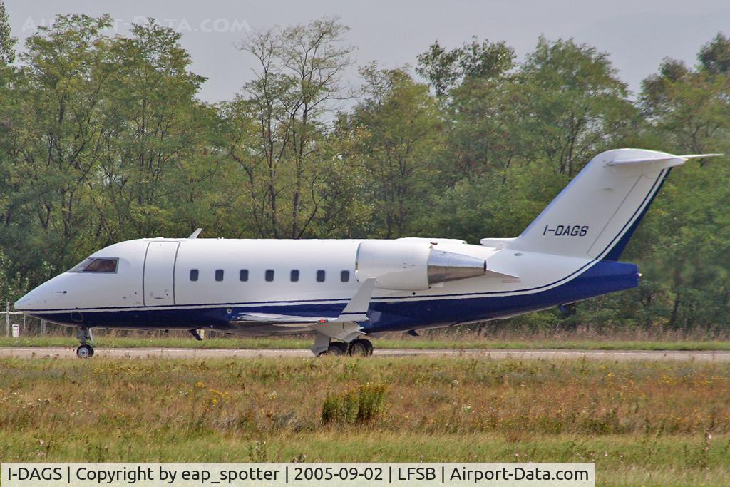 I-DAGS, 1991 Canadair Challenger 601-3A (CL-600-2B16) C/N 5085, taxi on bravo