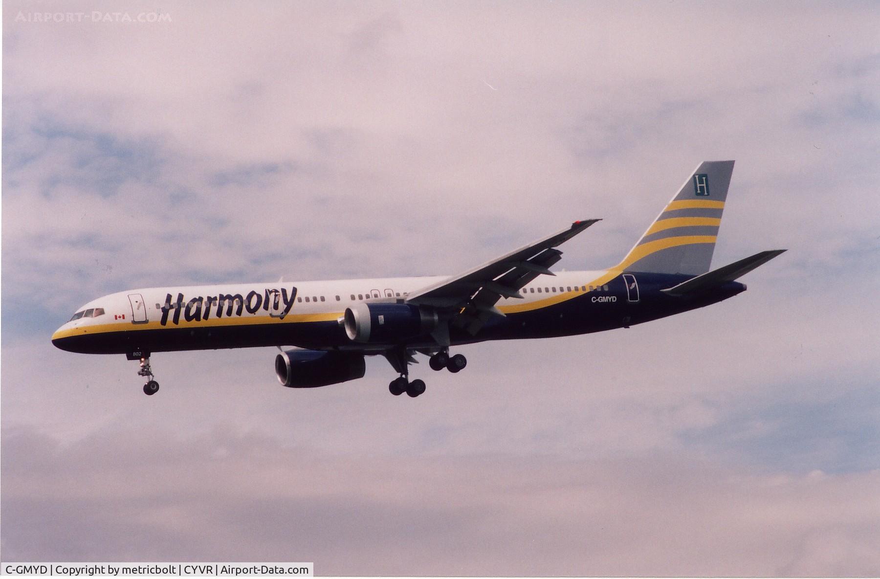 C-GMYD, 1988 Boeing 757-258 C/N 24254, with 