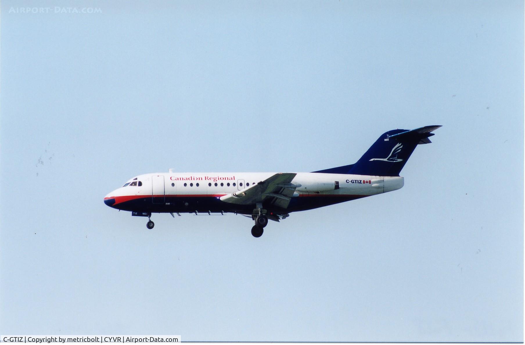 C-GTIZ, 1975 Fokker F.28-1000C Fellowship C/N 11099, With a modified 