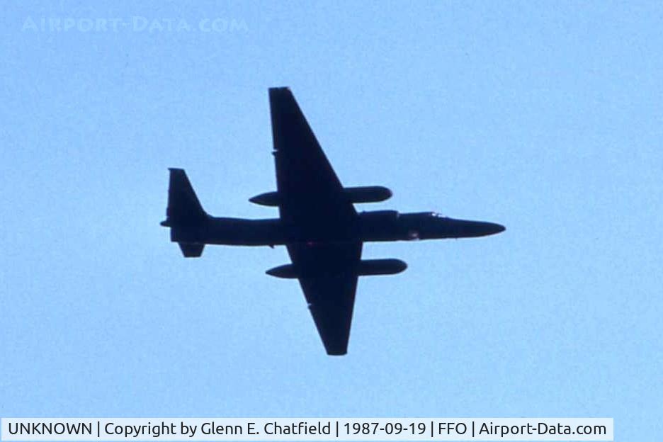 UNKNOWN, , TR-1A overflying the Air Force Museum during the 