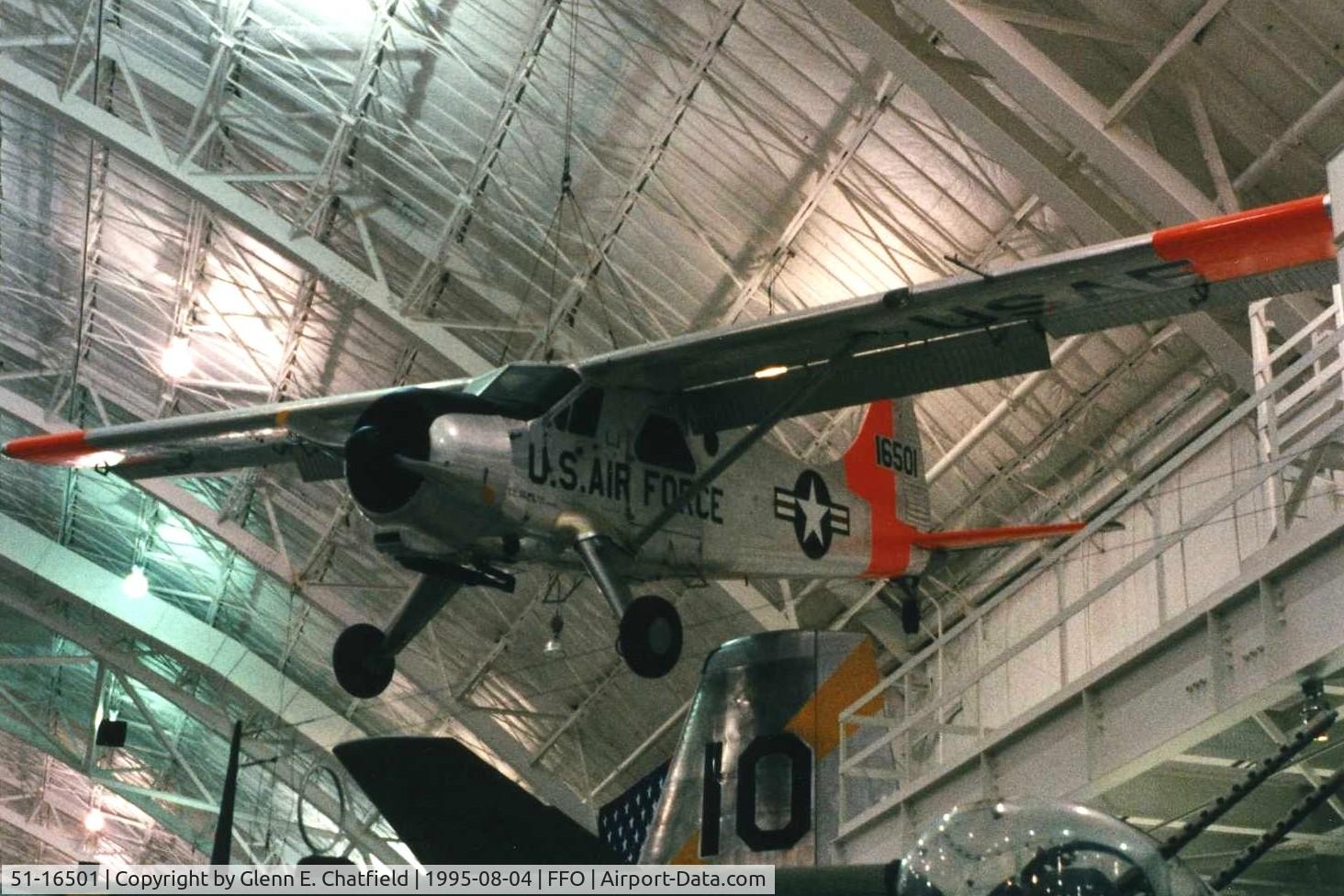 51-16501, 1951 De Havilland Canada U-6 Beaver C/N 277/1091, U-6A at the National Museum of the U.S. Air Force