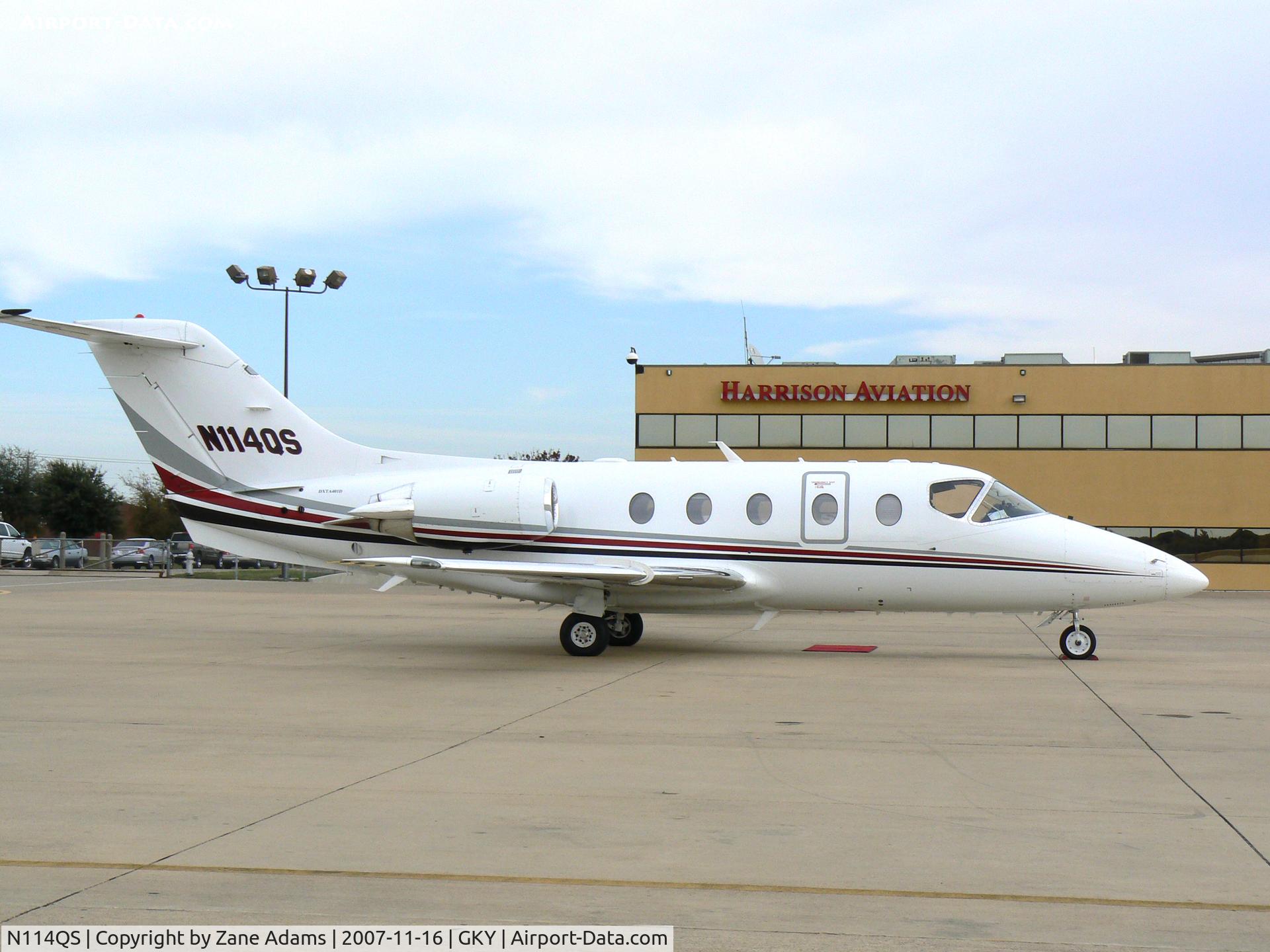 N114QS, 2007 Raytheon Beechjet 400A C/N RK-469, At Arlington Municipal