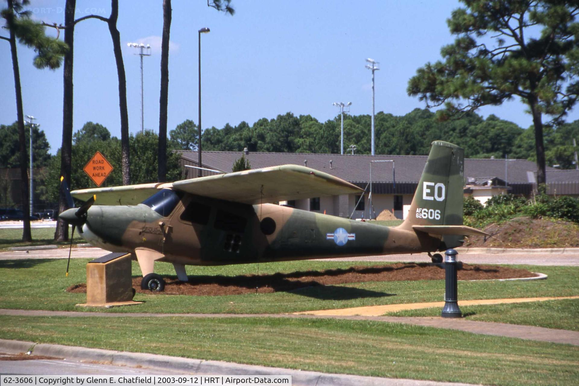 62-3606, 1962 Helio U-10A Super Courier C/N 540, U-10A at Hurlburt Field Air Park