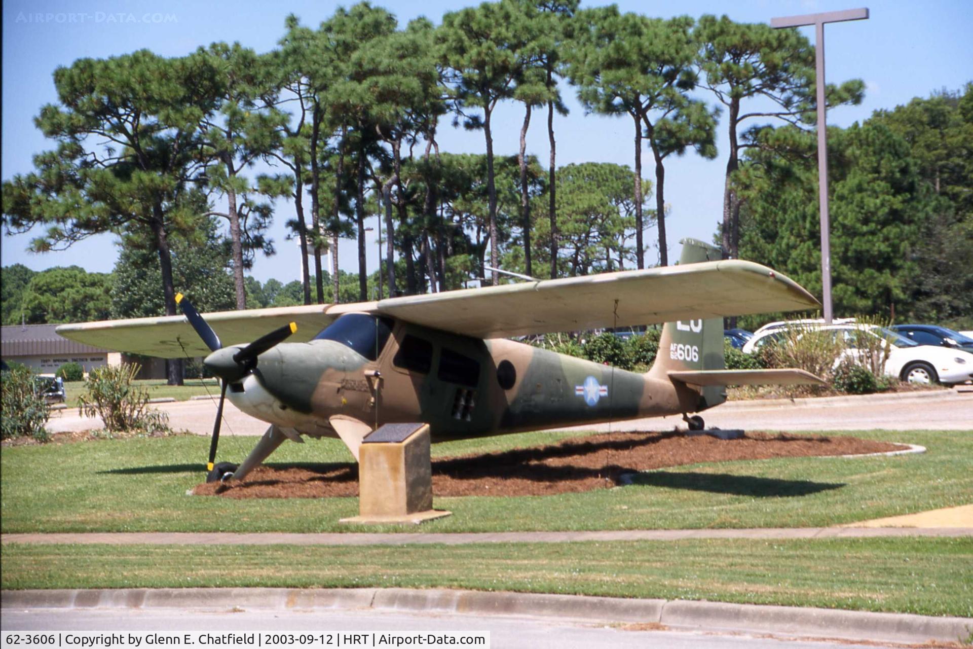 62-3606, 1962 Helio U-10A Super Courier C/N 540, U-10A at Hurlburt Field Air Park