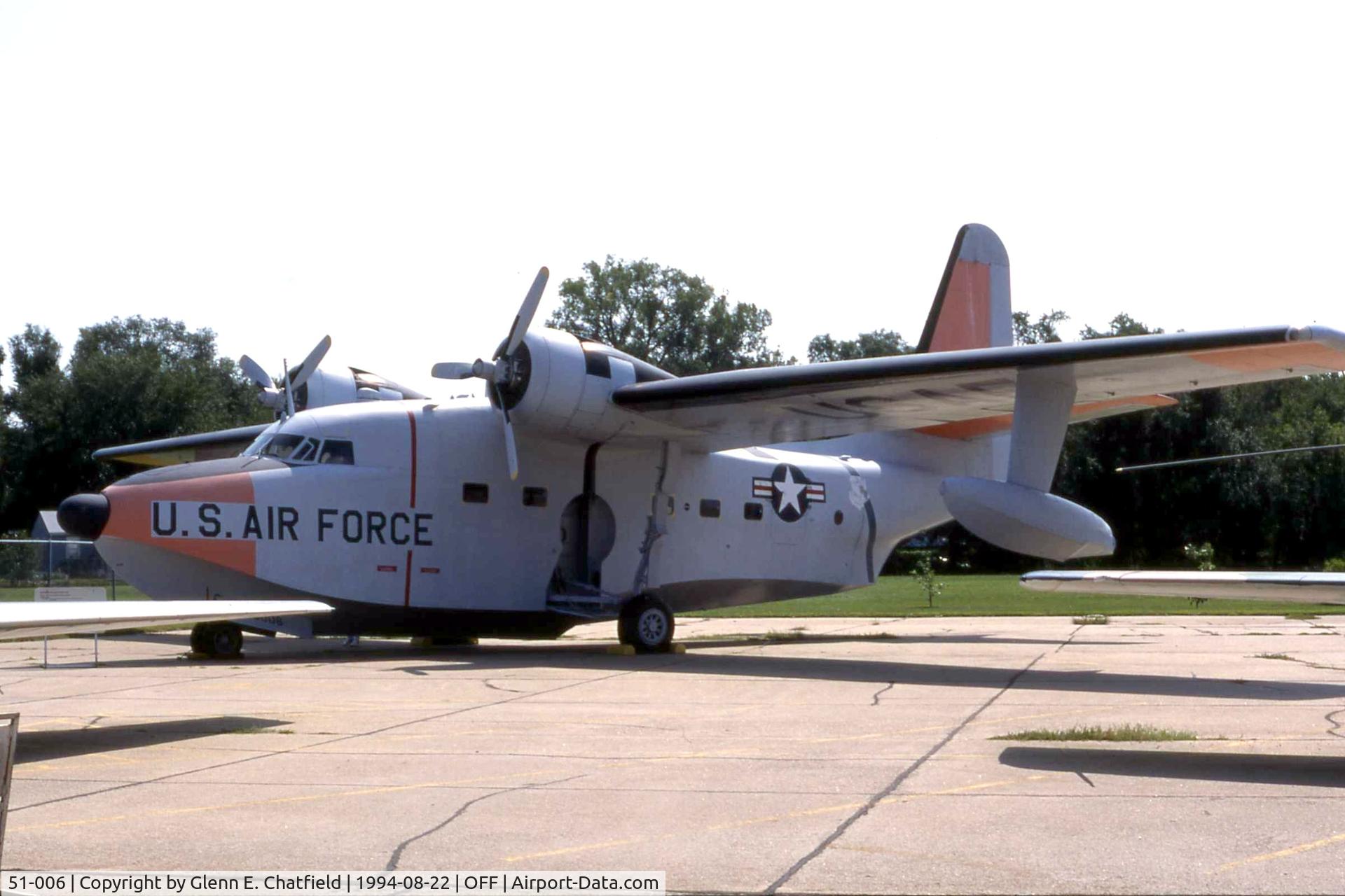 51-006, 1951 Grumman HU-16B Albatross C/N G-79, HU-16A at the old Strategic Air Command Museum