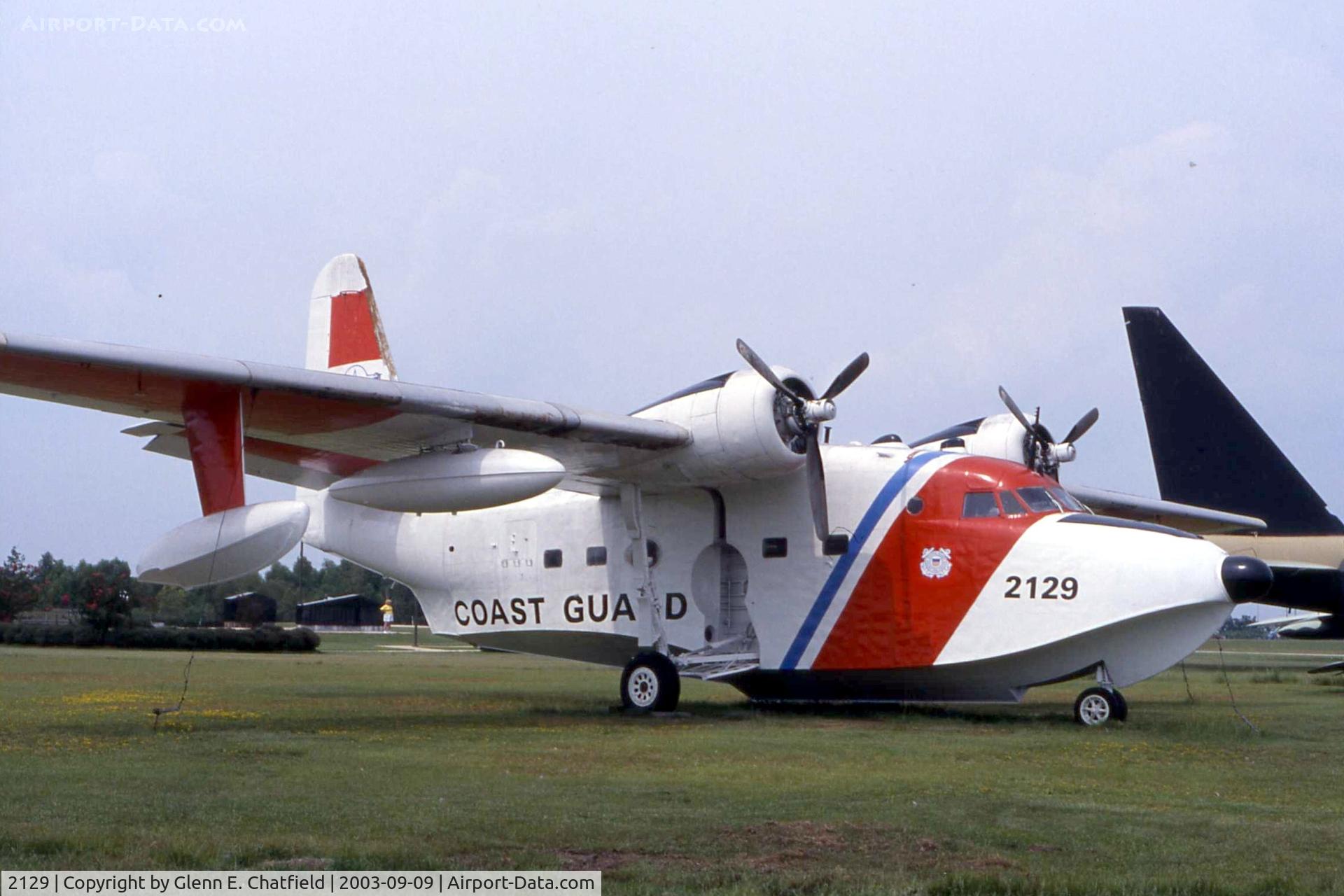 2129, 1952 Grumman HU-16E Albatross C/N G-356, HU-16E USCG 2129 at the Battleship Alabama Memorial