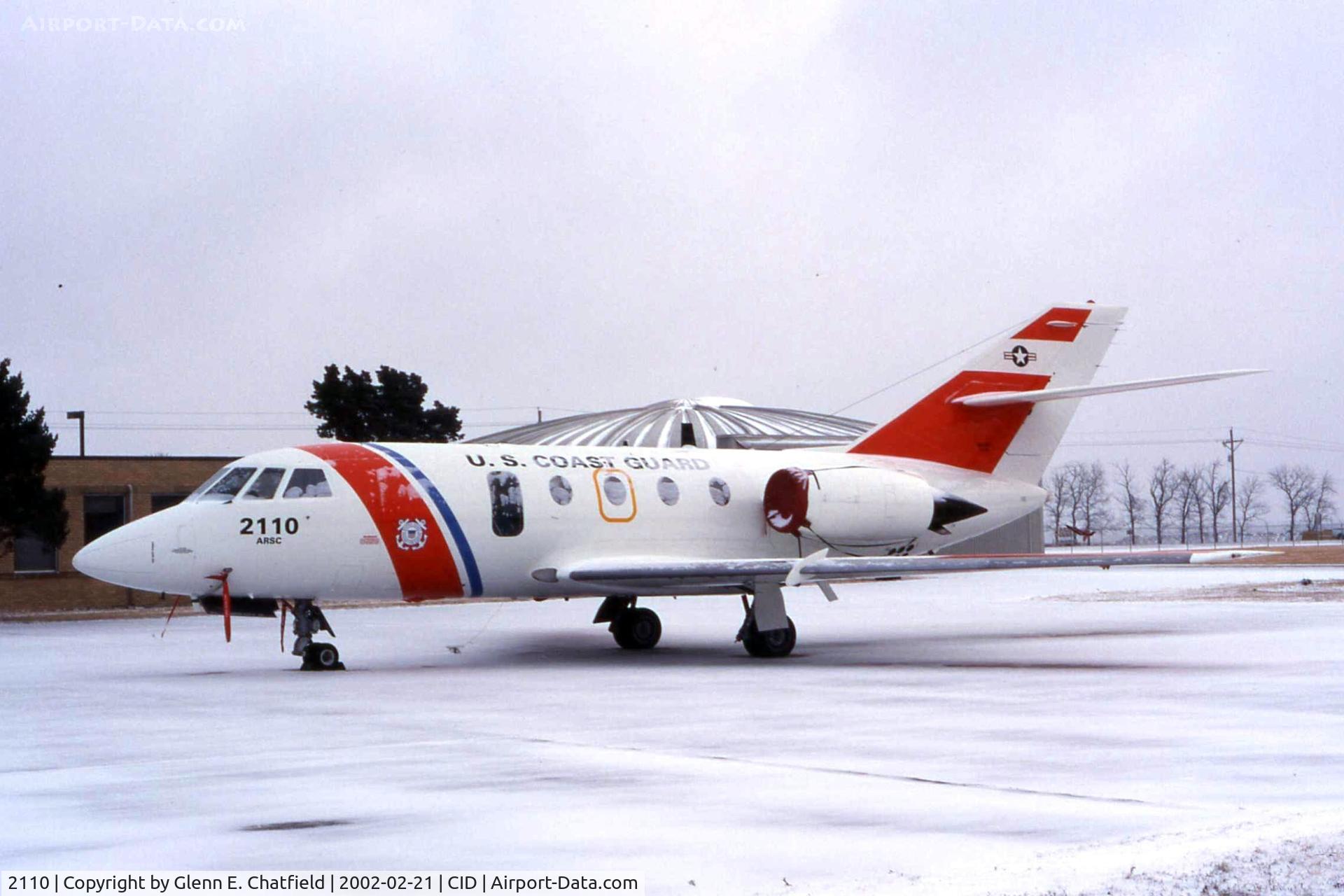 2110, 1979 Dassault HU-25A Guardian C/N 411, HU-25 at the Rockwell-Collins ramp