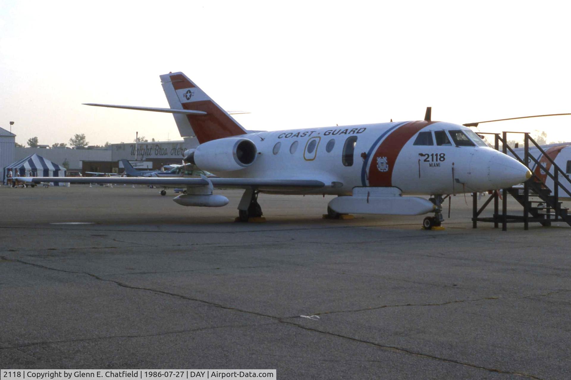 2118, Dassault HU-25B Guardian C/N 423, HU-25 at the Dayton International Air Show