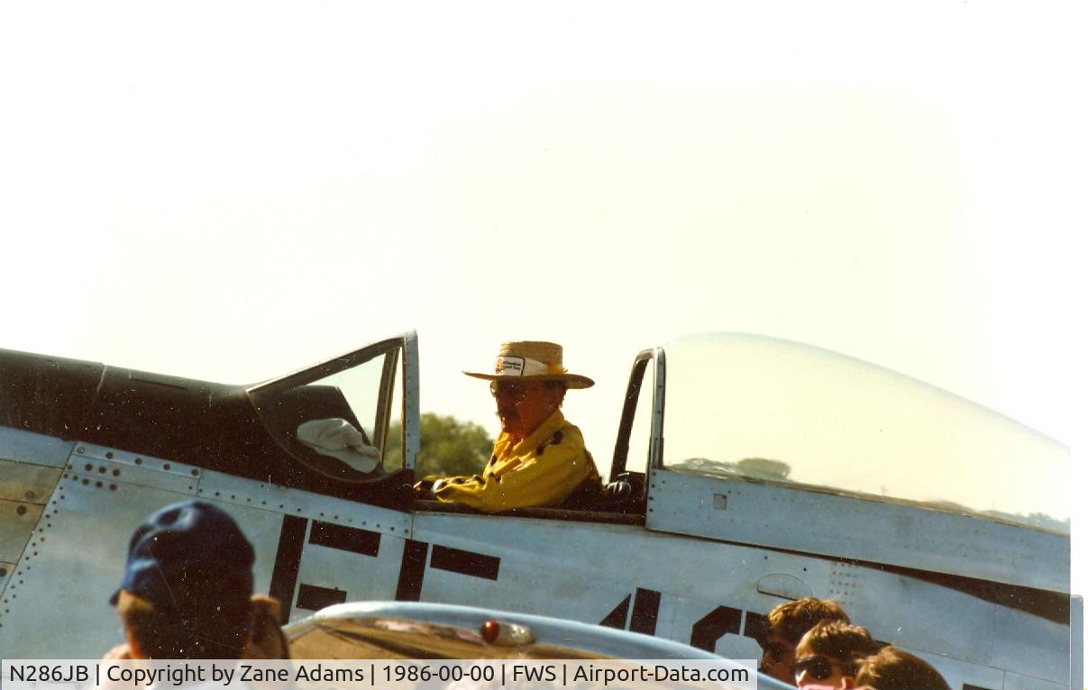 N286JB, 1945 North American P-51D Mustang C/N 4511483, Bob Hoover, Pilot