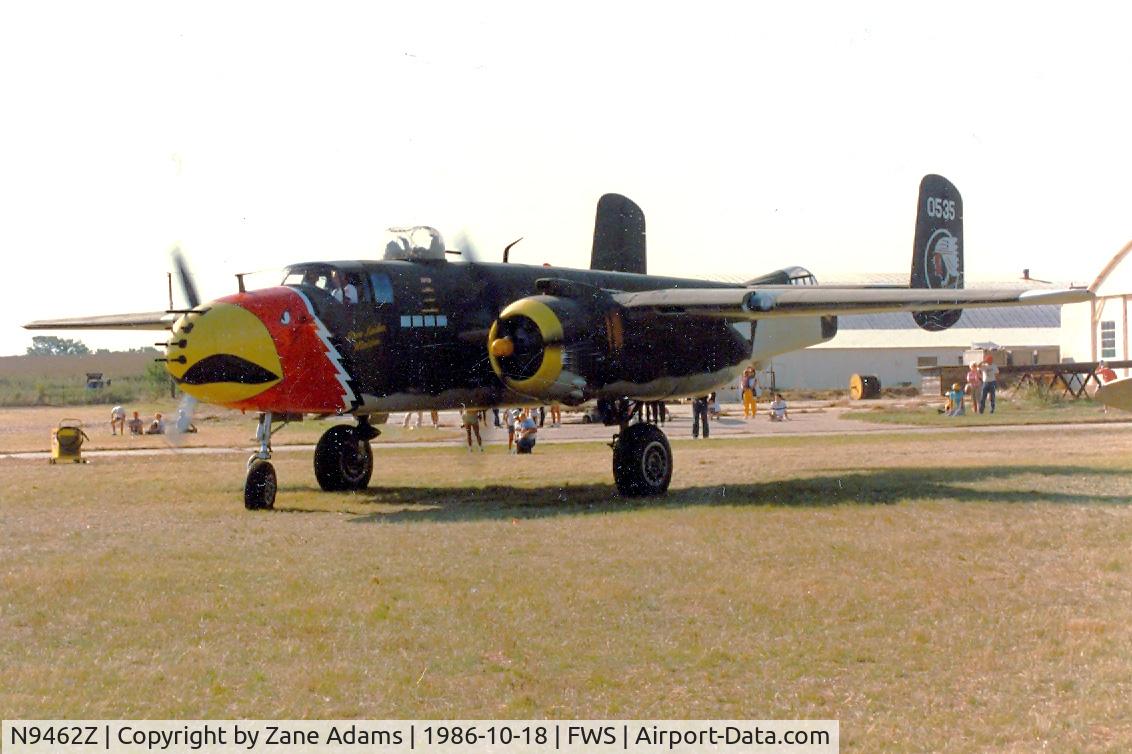 N9462Z, North American TB-25N Mitchell C/N 108-33810 (44-30535), At Ft. Worth Airfest 86 - Old Oak Grove Airport now Spinks
