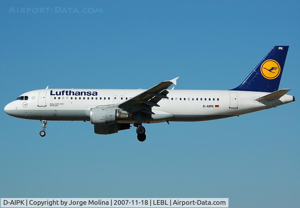 D-AIPK, 1989 Airbus A320-211 C/N 0093, 