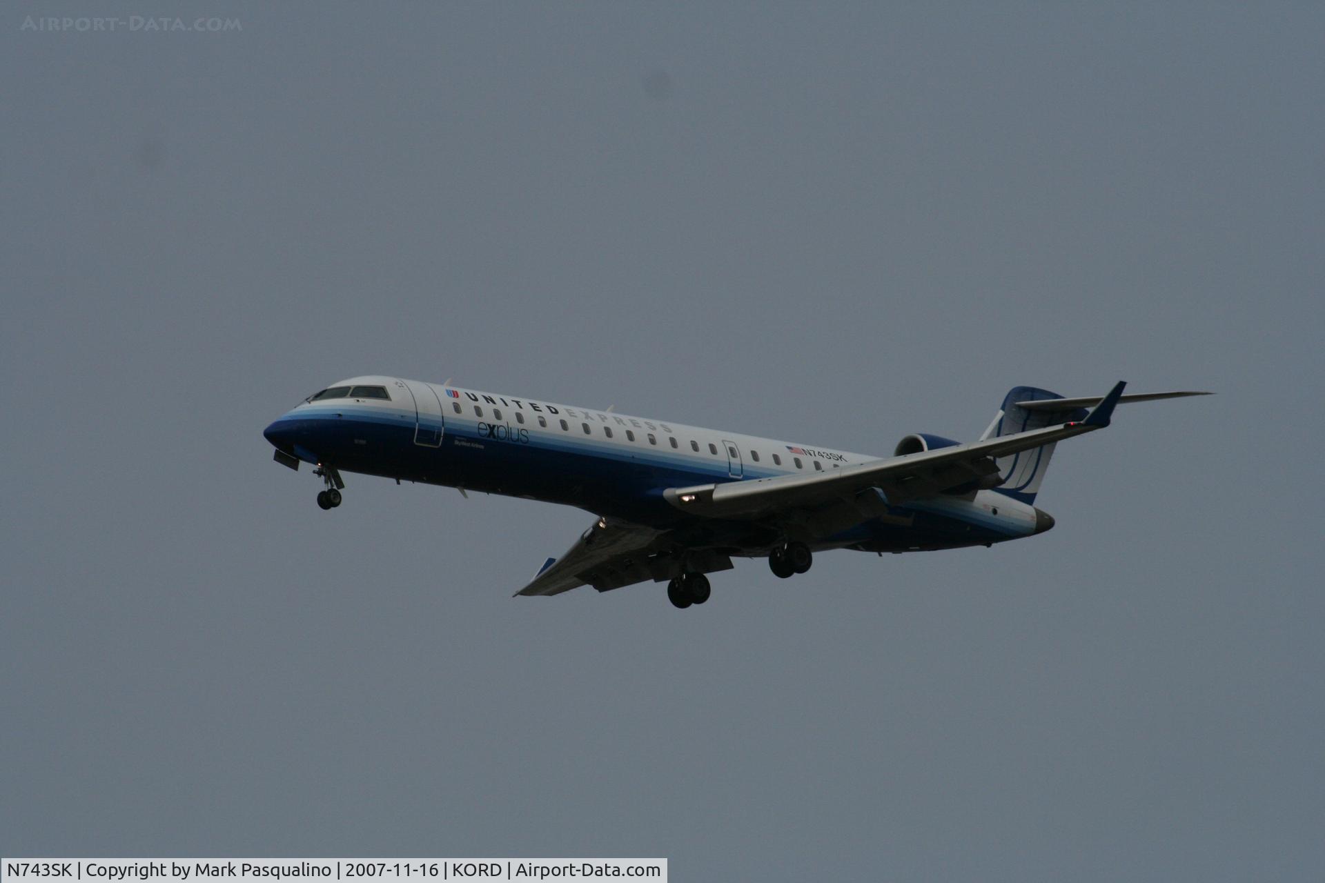 N743SK, 2005 Canadair CL-600-2C10 Regional Jet CRJ-700 C/N 10199, CL-600-2C10