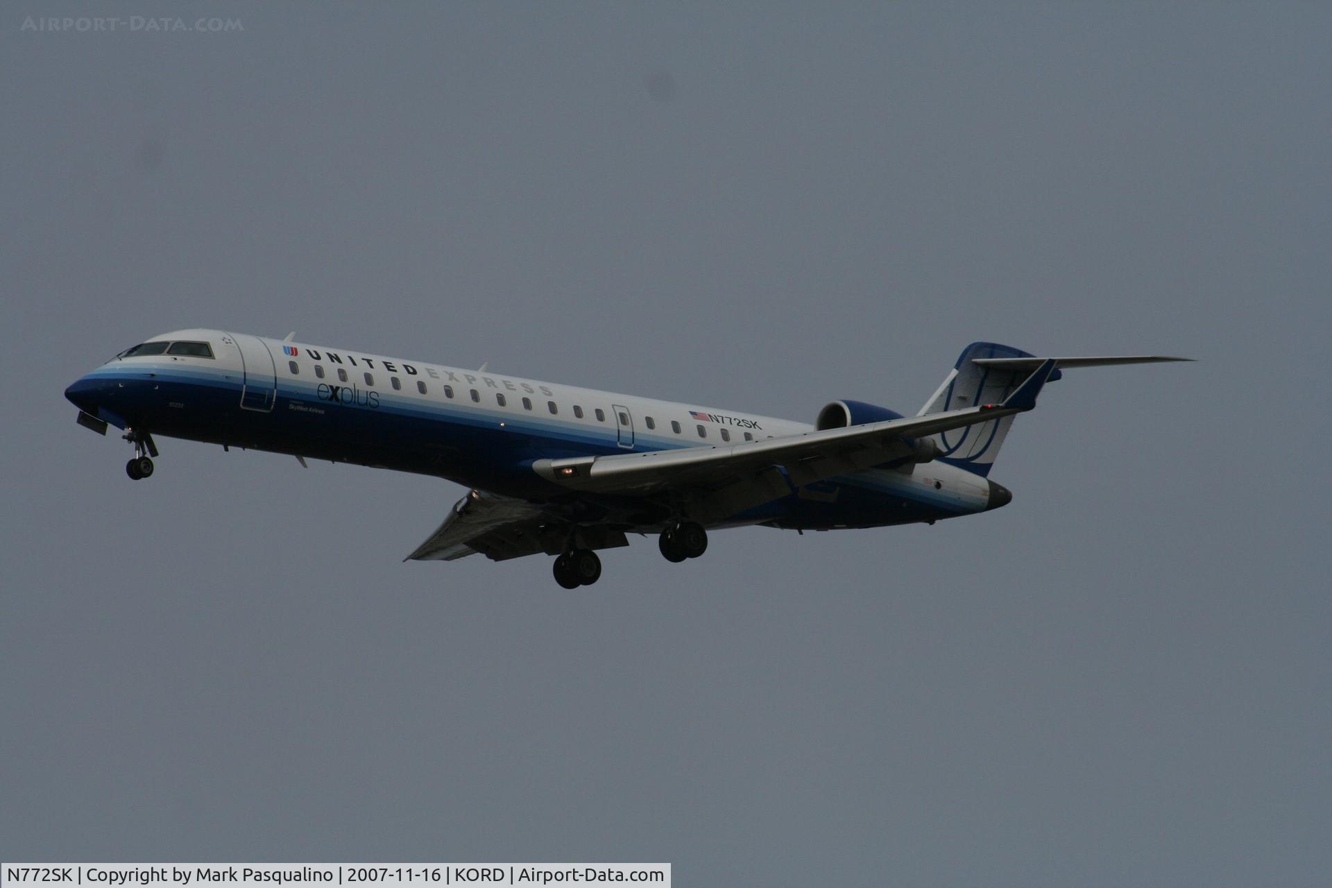 N772SK, 2005 Bombardier CRJ-702 (CL-600-2C10) Regional Jet C/N 10235, CL-600-2C10
